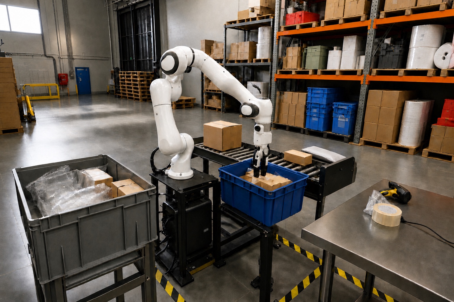 Robot camera view with an added situation: Box size never seen